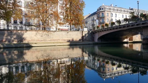 Landscape of Strasbourg. Stock Footage 96834814