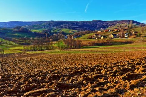 Landscape of styria austria Stock Photos