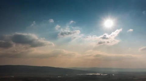 Landscape in sunlight in Germany Stock Footage 61913061
