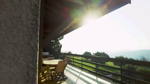 Landscape at sunrise Stock Footage 233532492