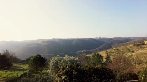 Landscape at sunrise Stock Footage 233532505