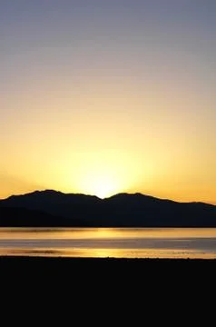 Landscape of sunrise Stock Photos