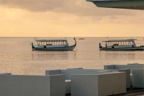 Landscape at sunset Stock Photos