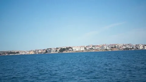 Landscape from Swinging Ship Stock Footage 53288271