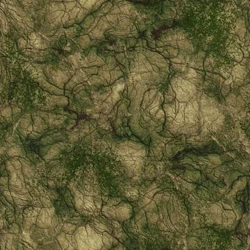 Landscape texture of the earth's surface, seamless background. Stock Illustration