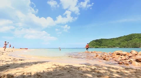 Landscape of Thai seaside. Video stock 62215827