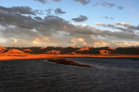 Landscape in tibet Stock Photos