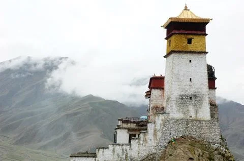 Landscape in tibet Stock Photos