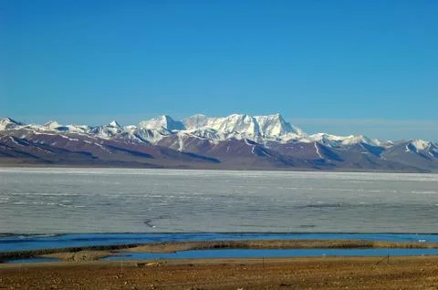 Landscape in tibet Stock Photos
