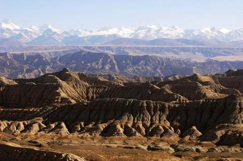 Landscape in tibet Stock Photos