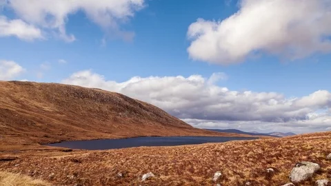 Landscape time-lapse on Ben Nevis Stock Footage 70260131