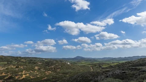 Landscape Timelapse with Clouds Stock Footage 119584842