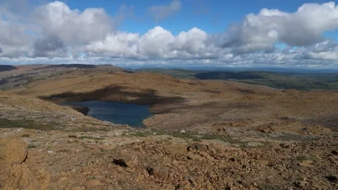 Landscape Timelapse: Newfoundland's highest point Cabox Stock Footage 146239940