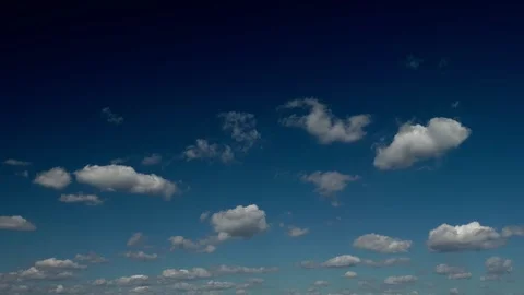 Landscape timelapse summer clouds. Stocking background texture Stock Footage 126338787