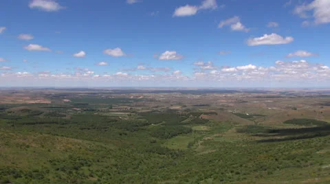 Landscape timelapse from top Stock Footage 25766563