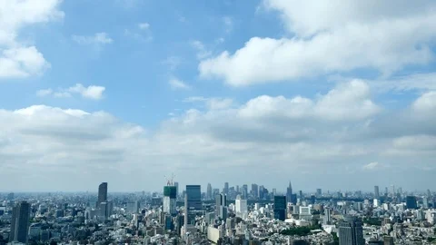 Landscape of Tokyo city Stock Footage 80509689