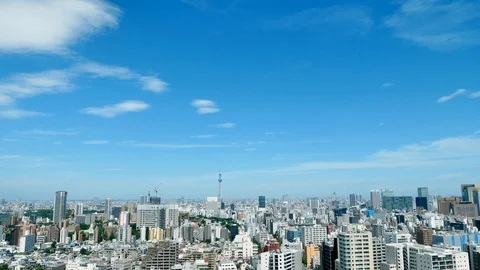Landscape of Tokyo city Stock Footage 96045895