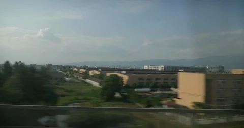 Landscape of Town in China Stock Footage 93340602