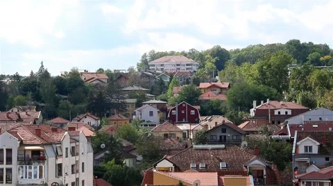 Landscape of Town HD Stock Footage 42474089
