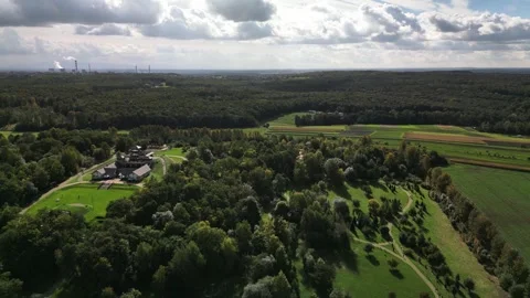 Landscape with trees Stock Footage 255956382