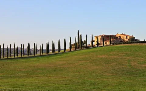 Landscape in Tuscany Stock Photos