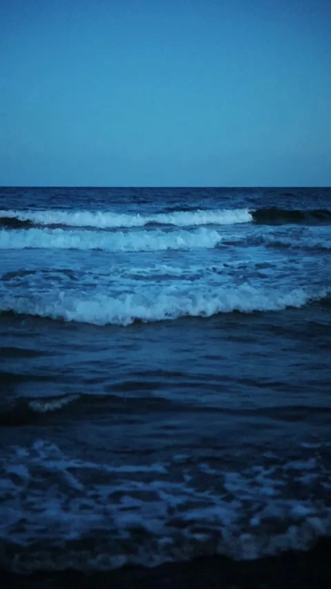 Landscape of the twilight sea Vidéo 317501474