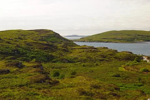 Landscape at Ullapool in Scotland Stock Photos
