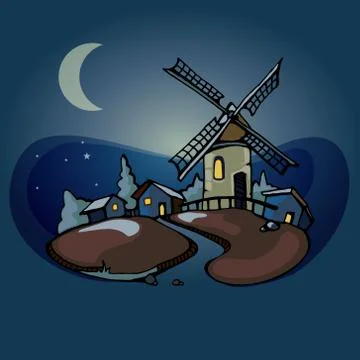 Landscape urban set Stock Illustration