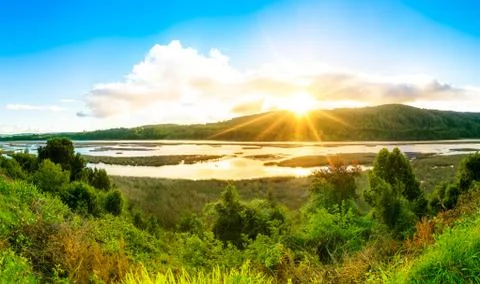 Landscape in Valdivia Stock Photos