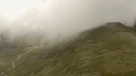Landscape of valley between mountains Stock Footage 67604366