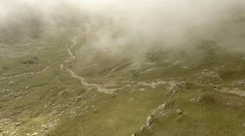 Landscape of valley between mountains Stock Footage 67604375