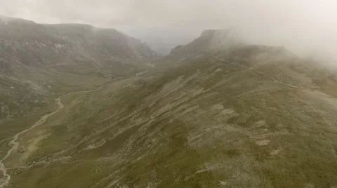 Landscape of valley between mountains Stock Footage 67604550