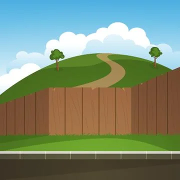 Landscape vector Stock Illustration