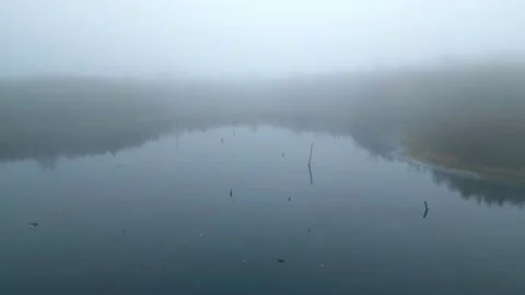 Landscape video of lake Stockbeeldmateriaal 236679417