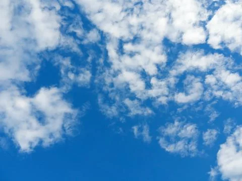 Landscape View of Blue Sky with Cloud Background Photos