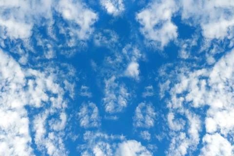 Landscape View of Blue Sky with Cloud Background Stock Photos