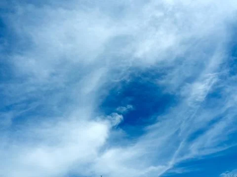 Landscape View of Blue Sky with Cloud Stock Photos