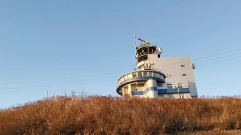 Landscape with a view of the building 库存影片 119896751