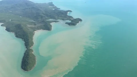 Landscape view of Cape of Good Hope Photo of the plane Stock Footage 96990983