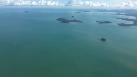 Landscape view of Cape of Good Hope Photo of the plane Stock Footage 96991830
