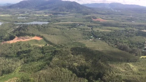 Landscape view of Cape of Good Hope Photo of the plane Stock Footage 96991894