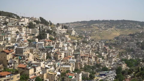 Landscape View on The City of David in Jerusalem. 動画素材 109261855