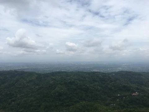 Landscape View Cloud and Mountain Stock Photos