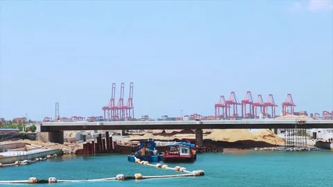 Landscape View Of Construction And Development Area. Stock Footage 171371958