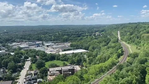 Landscape view from Dundas Peak Stock Footage 237956024