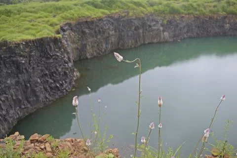 Landscape view with lake Photos