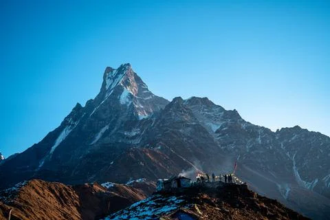 Landscape view of Mountain range. Stock Photos