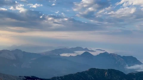 Landscape view of the mountains Stock Footage 280989110