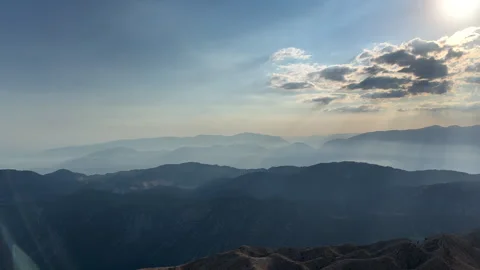 Landscape view of the mountains Stock Footage 281141632