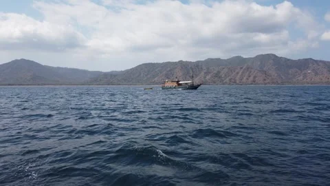 Landscape view at Padar island in Komodo islands Stock Footage 320850460